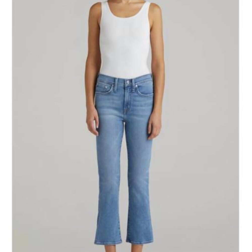 Edwin (Anthropologie) Cassia Mini Boot Jeans Size 28 Journey Wash Denim NWT